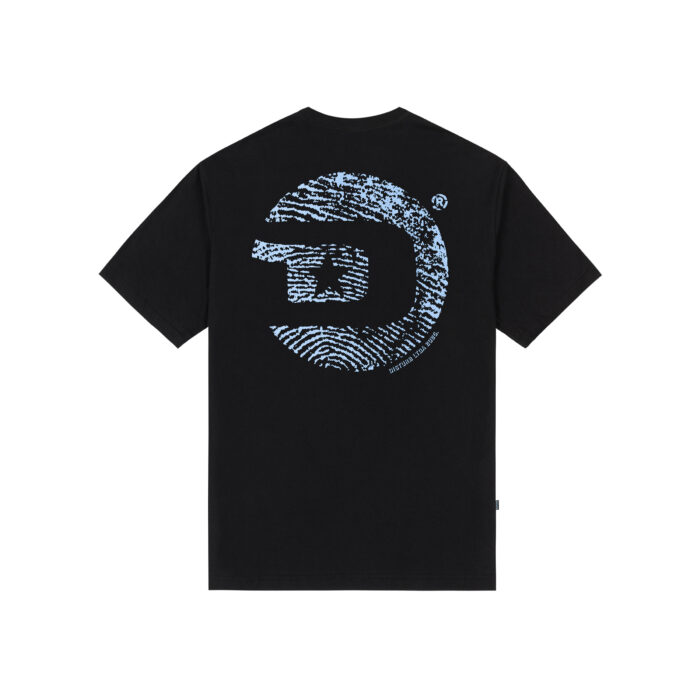 CAMISETA DISTURB FINGERPRINT PRETA