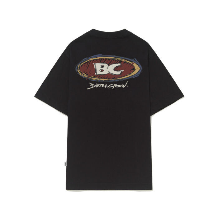 CAMISETA BARRA CREW GOODS LOGO HANDMADE PRETA