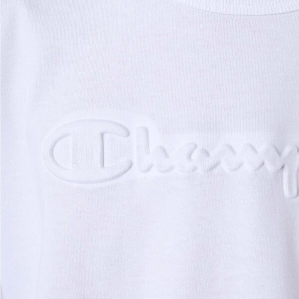 GT220B-CHPEM-4-089 CAMISETA CHAMPION EMBOSSING OFF WHITE