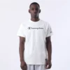CAMISETA CHAMPION HERITAGE SCRIPT RUST OFF WHITE