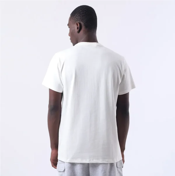 GT220B Y08069RTC-3-089 CAMISETA CHAMPION HERITAGE SCRIPT RUST OFF WHITE