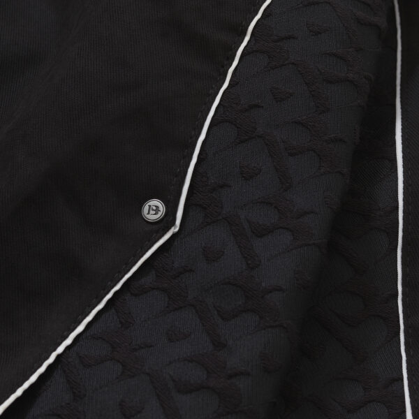JAQUETA BARRA CREW PATTERN B JACQUARD PRETA