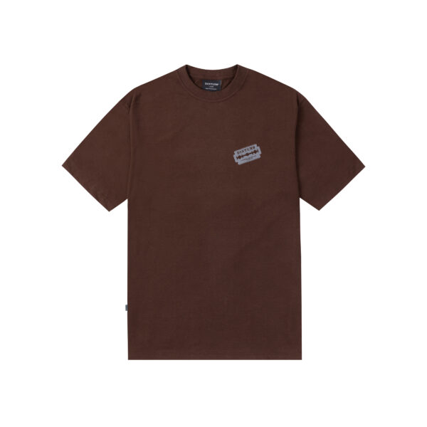Razorblade Tee in Brown CAMISETA DISTURB RAZORBLADE MARROM