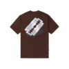 CAMISETA DISTURB RAZORBLADE MARROM