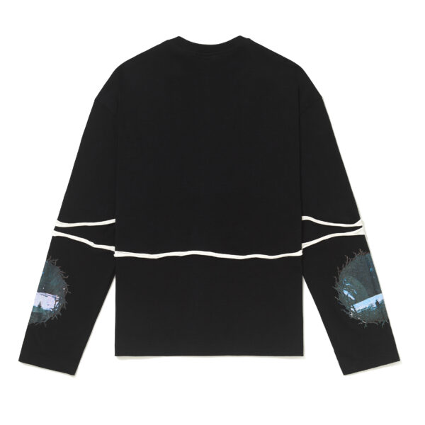 Rings_Longsleeve_Black_Back LONGSLEEVE HIGH COMPANY (QC-HIGH) RINGS PRETO