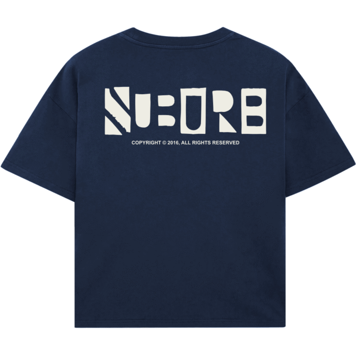 CAMISETA SUBURB COMPANY (BOXY) PICTOGRAM MARINHO