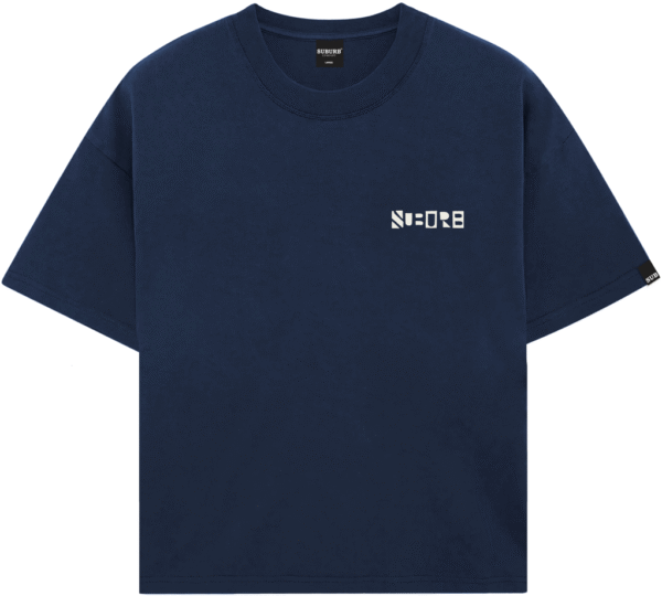 CAMISETA SUBURB COMPANY (BOXY) PICTOGRAM MARINHO