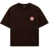 CAMISETA SUBURB COMPANY (BOXY) LETTER MARROM