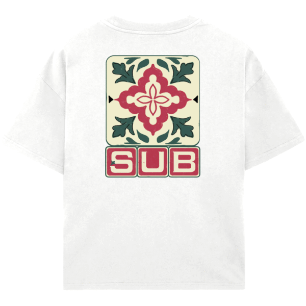 CAMISETA SUBURB COMPANY (BOXY) LETTER OFF WHITE