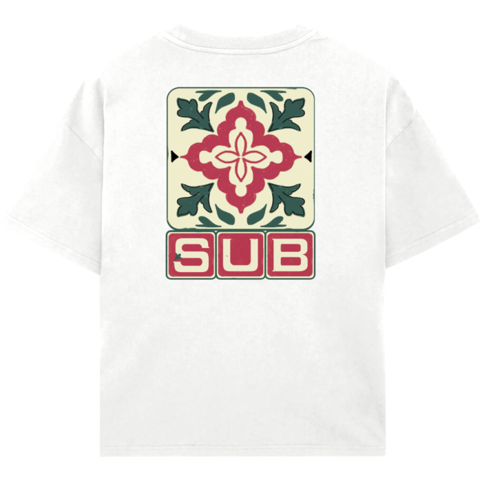 CAMISETA SUBURB COMPANY (BOXY) LETTER OFF WHITE