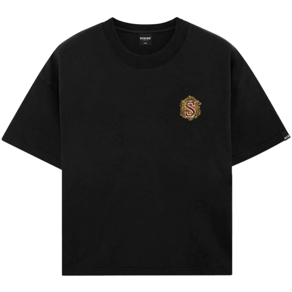 CAMISETA SUBURB COMPANY (BOXY) FOLIAGE PRETA