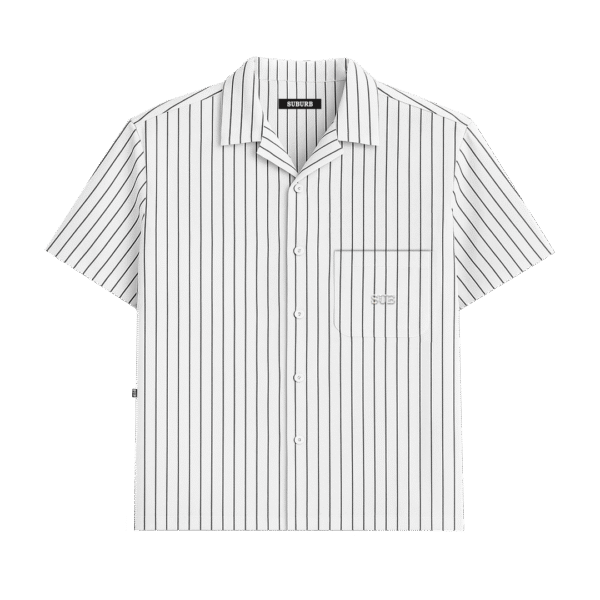 CAMISETA SUBURB COMPANY (BOXY) SCRIP SHORT LEEVE