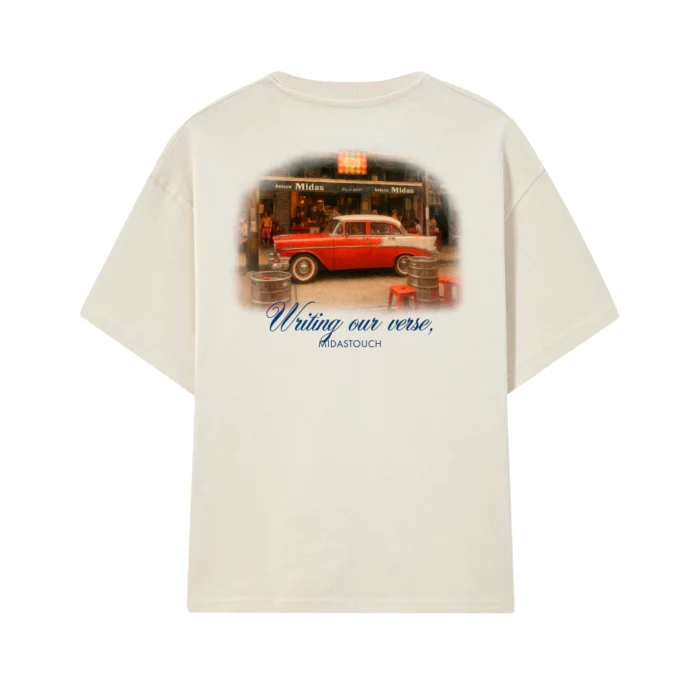CAMISETA MIDAS TOUCH BEL-AIR OFF WHITE