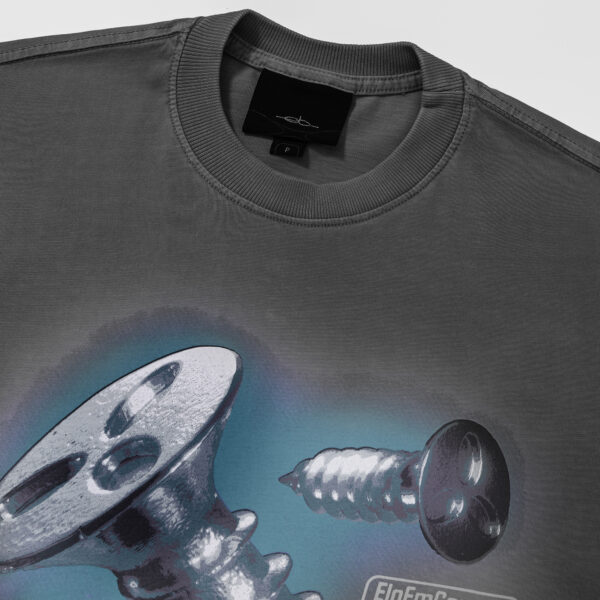 dry wall 2 CAMISETA ELO EM COMUM DRYWALL (BOXY) CINZA