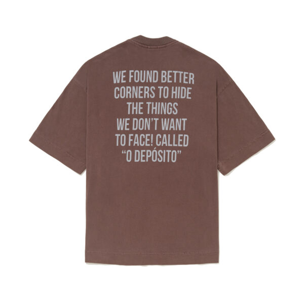 escritorio 3 CAMISETA ELO EM COMUM NEW OFFICE (OVER) MARROM