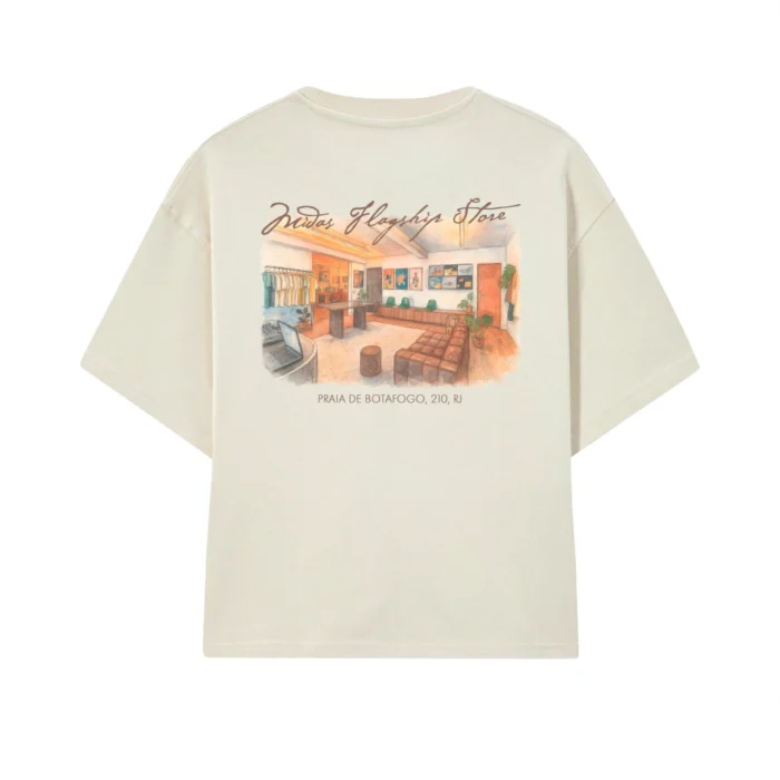 CAMISETA MIDAS TOUCH FLAGSHIP SKETCH OFF WHITE