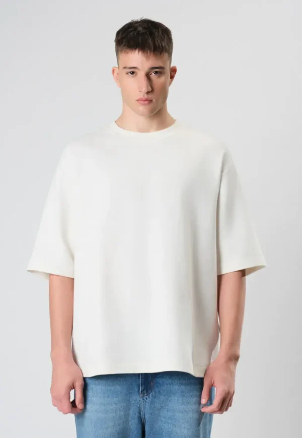 14.02.01.538.035-1 CAMISETA OVERSIZED THE SAINT (UNIQUE) SOLID OFF WHITE