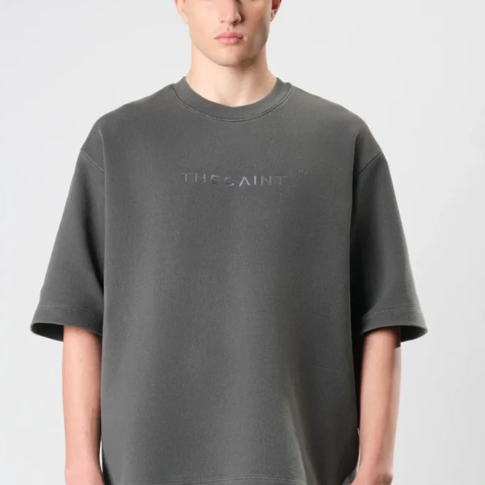 CAMISETA OVERSIZED THE SAINT (UNIQUE) SOLID CINZA
