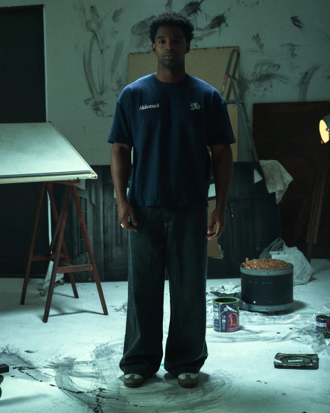 CAMISETA MIDAS TOUCH BOATS MARINHO (BOXY)