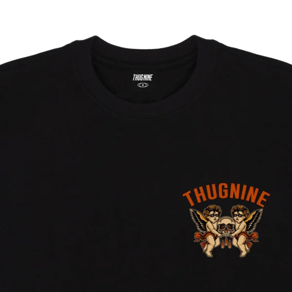 CAMISETA THUG NINE BLEEDING SKULL - Copy