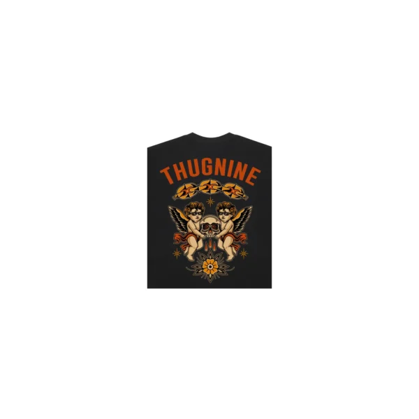 CAMISETA THUG NINE BLEEDING SKULL - Copy