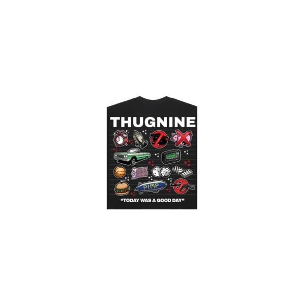 263657-5 CAMISETA THUG NINE GOOD DAY