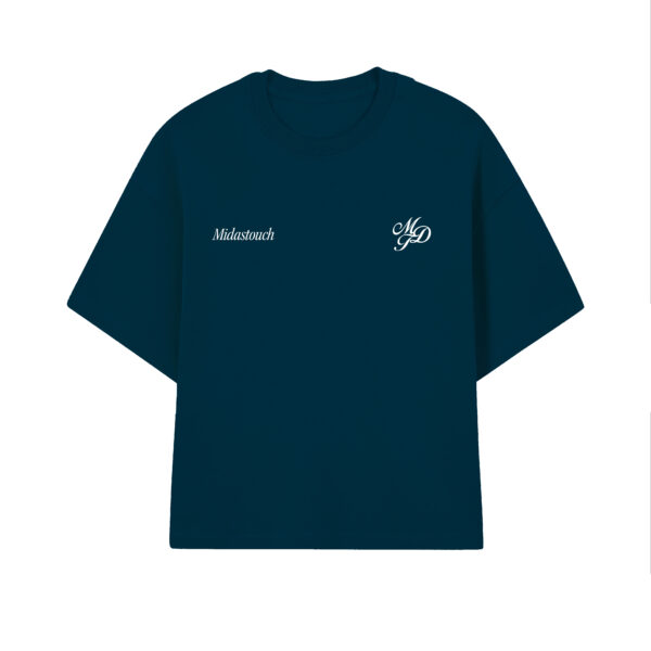 CAMISETA MIDAS TOUCH BOATS MARINHO (BOXY)