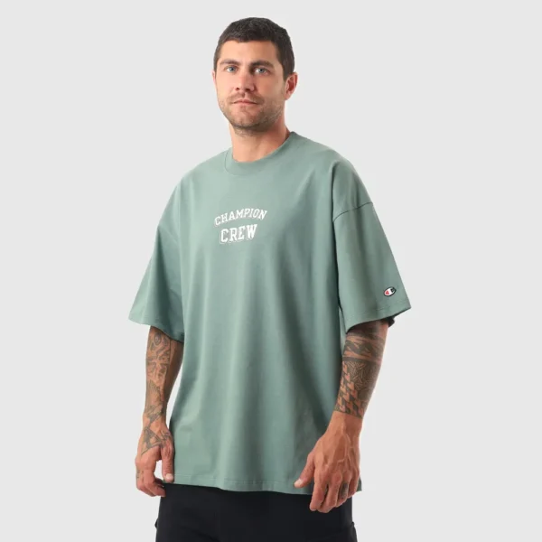 CAMISETA CHAMPION OVERSIZED CHAMPION CREW VERDE