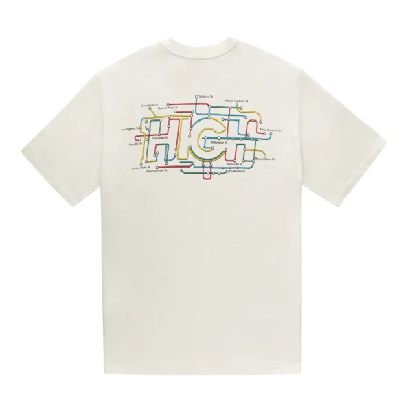 Tee_Metro_White_Back CAMISETA HIGH COMPANY METRO BRANCO