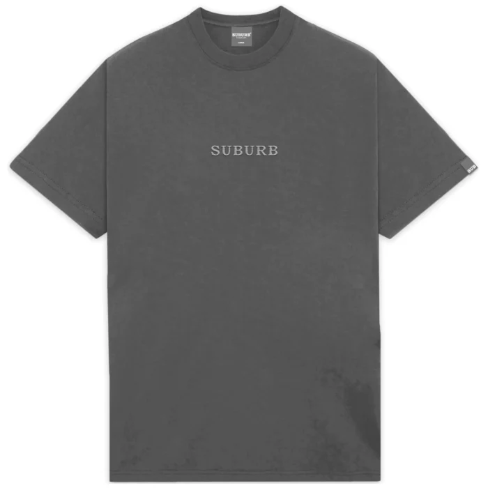 CAMISETA SUBURB COMPANY EMBROIDERY STONE CINZA