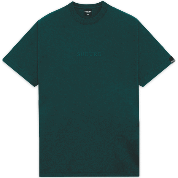 CAMISETA SUBURB COMPANY EMBROIDERY STONE VERDE