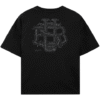 CAMISETA SUBURB COMPANY (BOXY) MONOGRAM PRETA