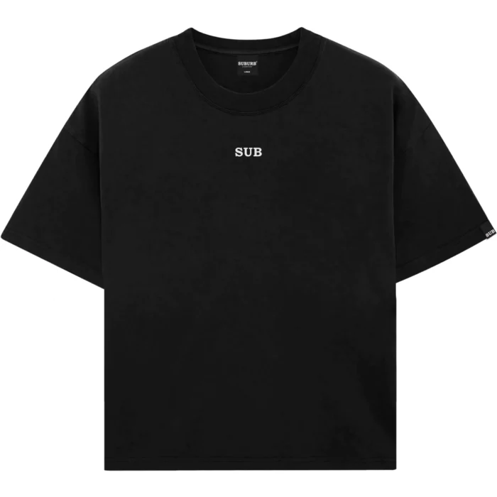 CAMISETA SUBURB COMPANY (BOXY) CORE LOGO PRETO