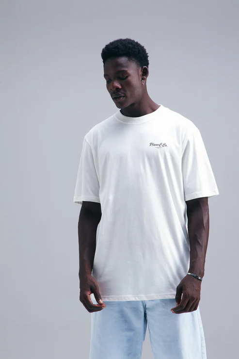 CAMISETA PLANO C  BUSH MARFIM