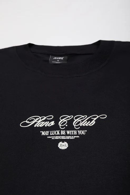 CAMISETA PLANO C CLUB PRETO