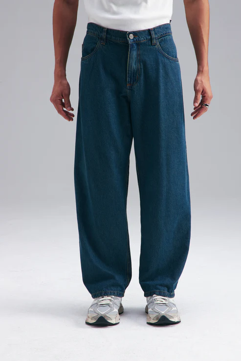 CALÇA BAGGY JEANS PANTS - ARMY WASH