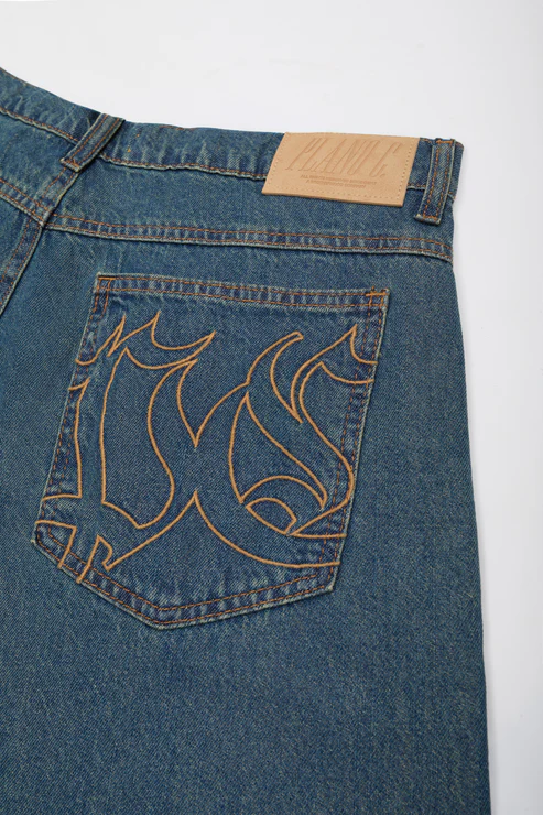 CALÇA BAGGY JEANS PANTS - ARMY WASH