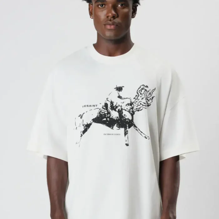 CAMISETA WIDE BOXY THE SAINT COWBOY