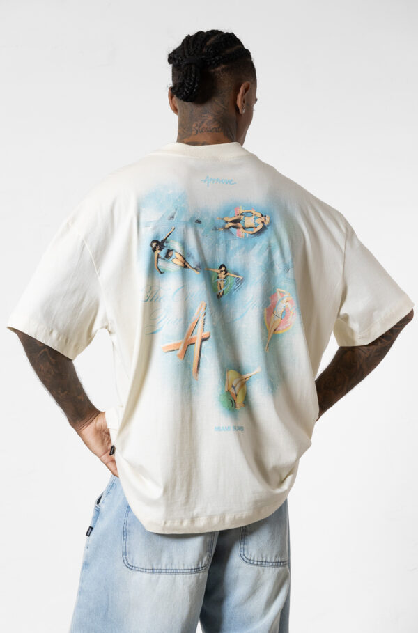 CAMISETA CORE APPROVE MIAMI POOL OFF WHITE