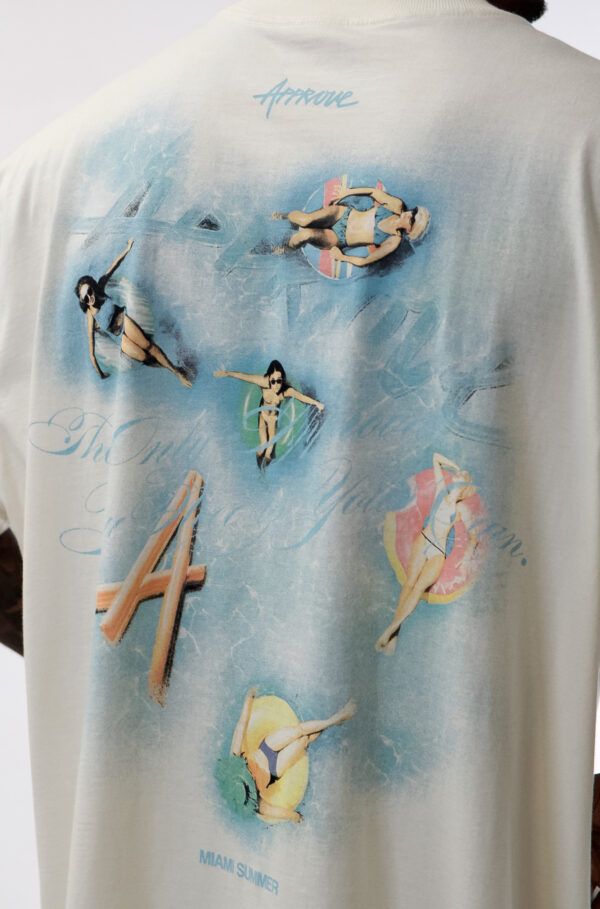 CAMISETA CORE APPROVE MIAMI POOL OFF WHITE