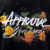 CAMISETA CORE APPROVE MIAMI FLOWERS PRETO