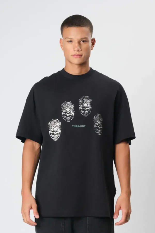 CAMISETA OVERSIZED THE SAINT CAMUFLAGEM