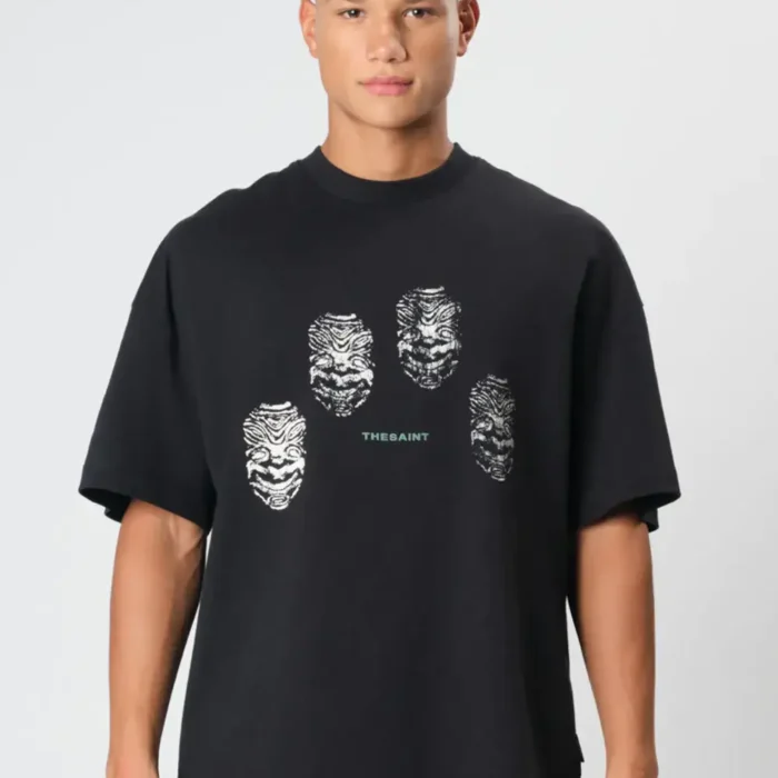 CAMISETA OVERSIZED THE SAINT CAMUFLAGEM