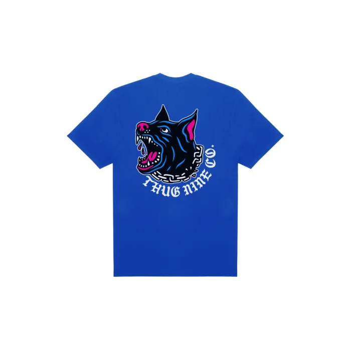 263699-2 CAMISETA THUG NINE BARK AZUL