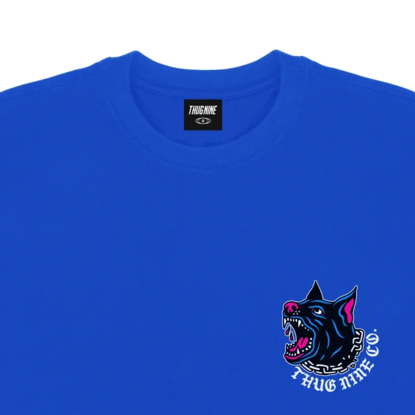 CAMISETA THUG NINE BARK AZUL