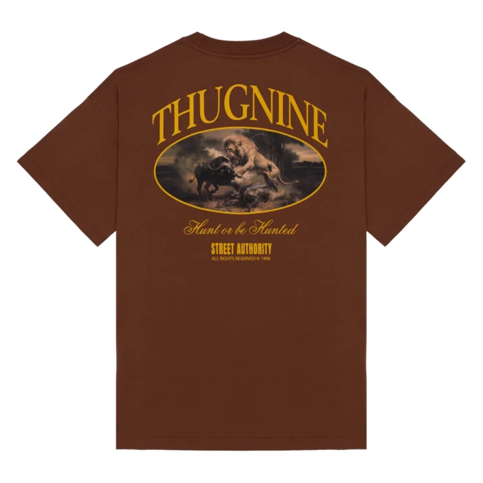 263819-2 CAMISETA THUG NINE OVERSIZED THE HUNT