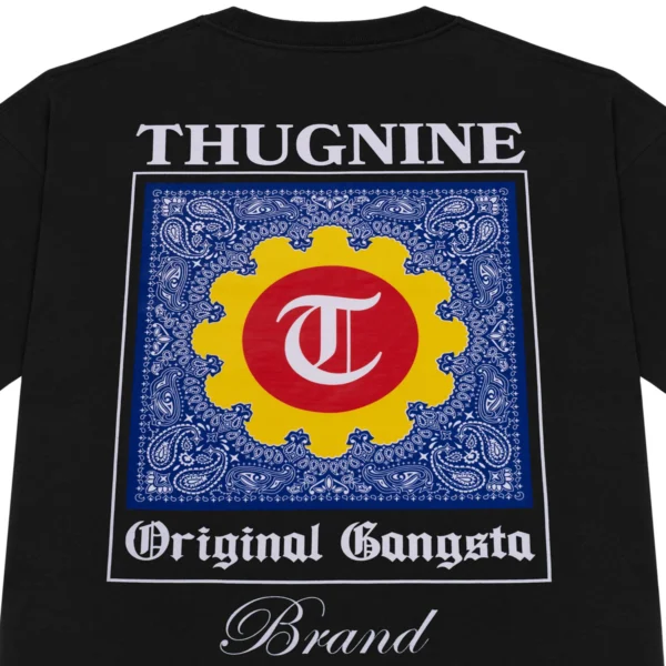 CAMISETA THUG NINE OVERSIZED BANDANA