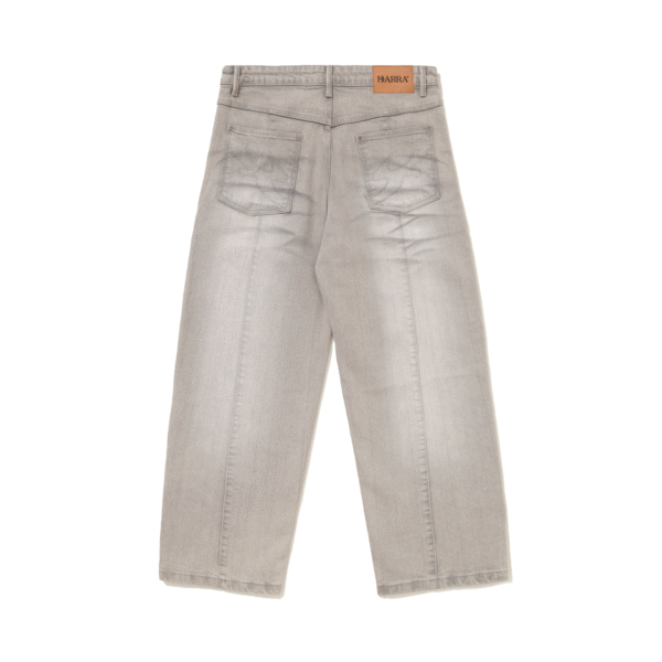 CALÇA JEANS CODIGO CINZA COSTAS (1) CALÇA BARRA CREW JEANS CODIGO CINZA