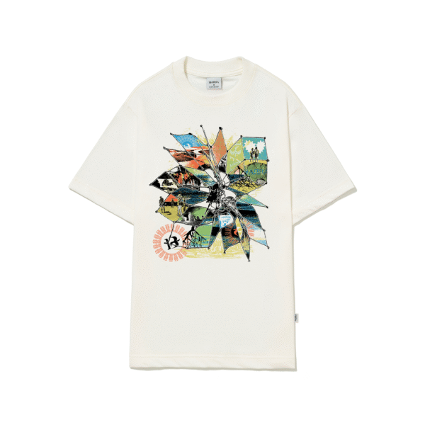 CAMISETA BARRA CREW IMAGINARIO OFF WHITE