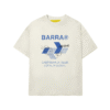 CAMISETA BARRA CREW SOUVENIR POSTAL BEGE
